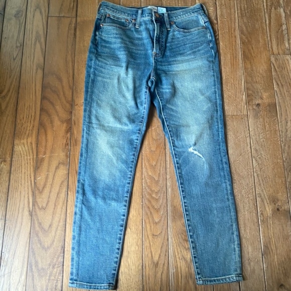 J. Crew Denim NWOT 10" High-Rise Toothpick Corn Field Wash Jeans #AO423 Size 29 - Picture 3 of 10